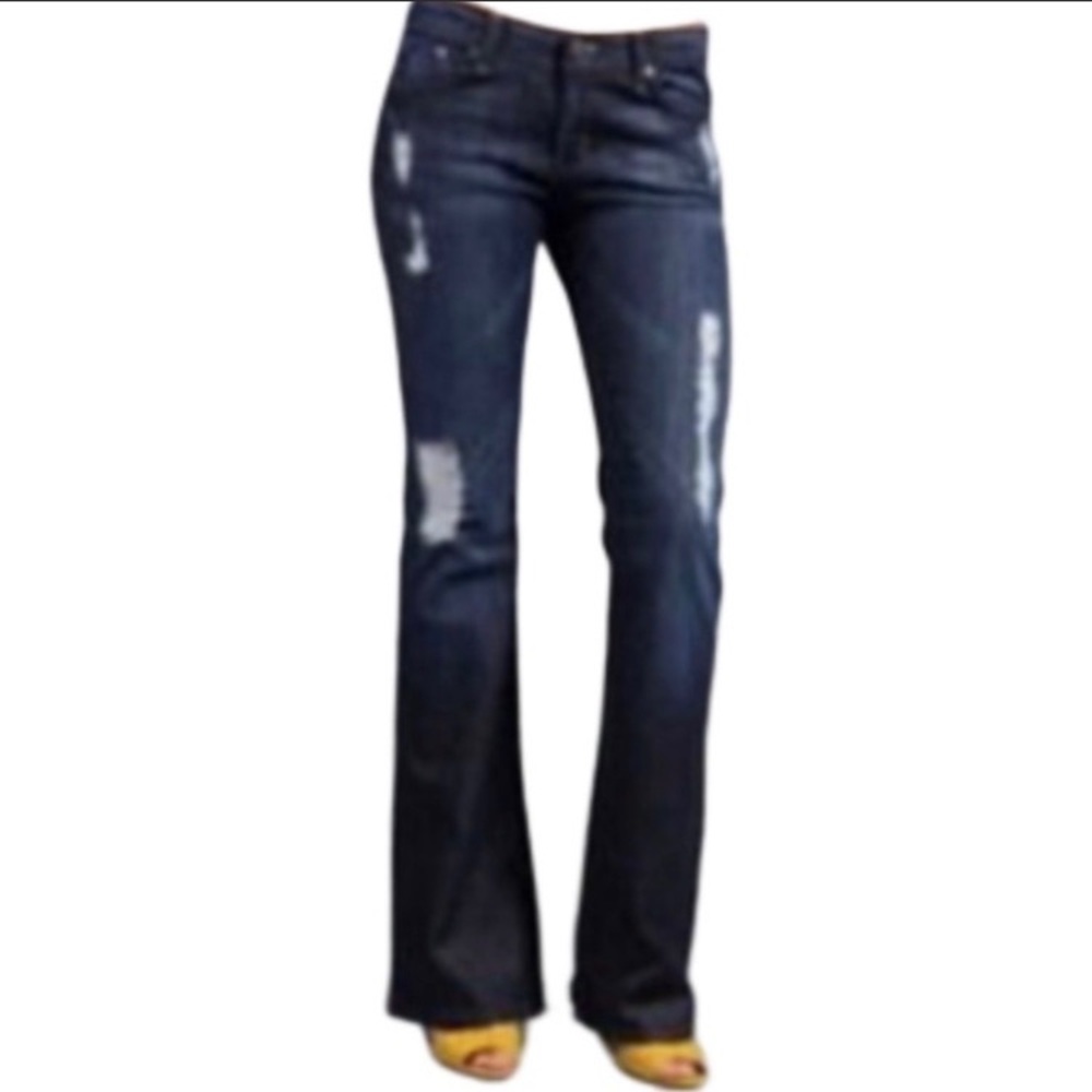 Dylan George Alexandria flare jeans dark 28 EUC
